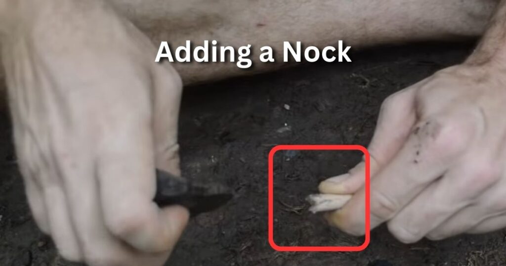 how to Adding a Nock in arrow
