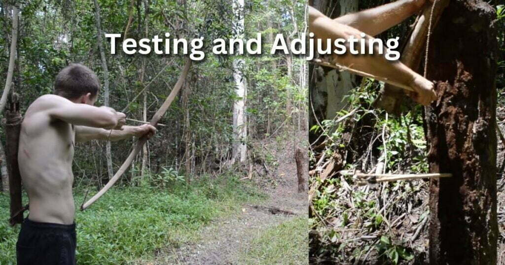 how to make a arrow in forest Testing and Adjusting