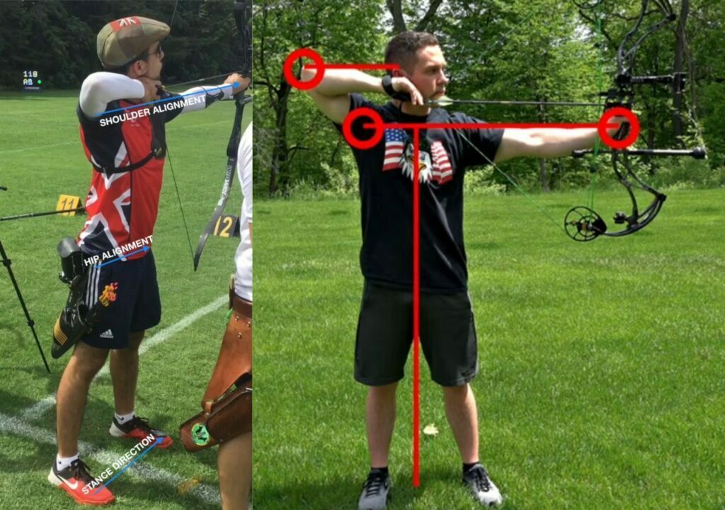 Archers Practice Square Stance Techniques for Improving Archery Form