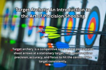 Target Archery's arrow in target