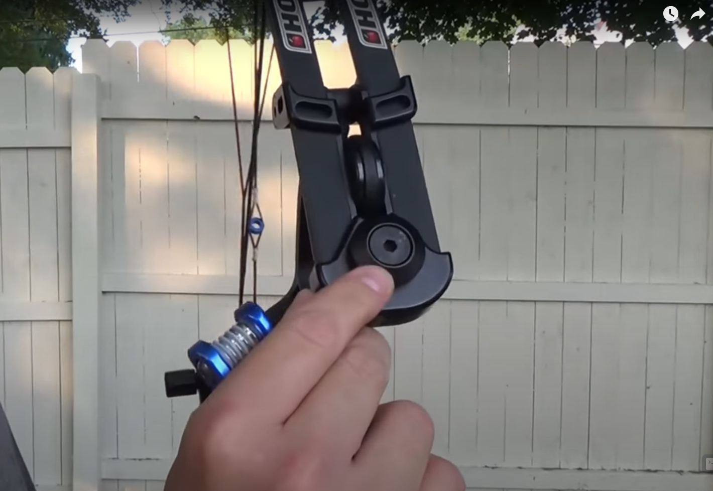 Limb Bolts on a Compound Bow are Used to