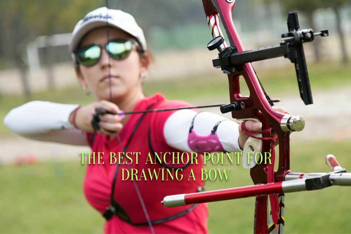The best anchor point for drawing a bow